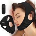 Chin Strap for Sleeping Effective Anti Snoring Devices Breathable and Comfortable Airflow Jaw Strap for Sleep Apnea Adjustable Anti Snoring Chin Strap for Men and Women