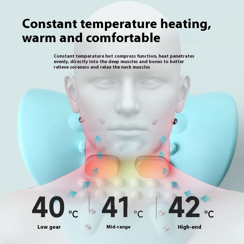 Portable Cervical Neck Massager Pillow
