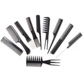 Ten Piece Hair Comb Set
